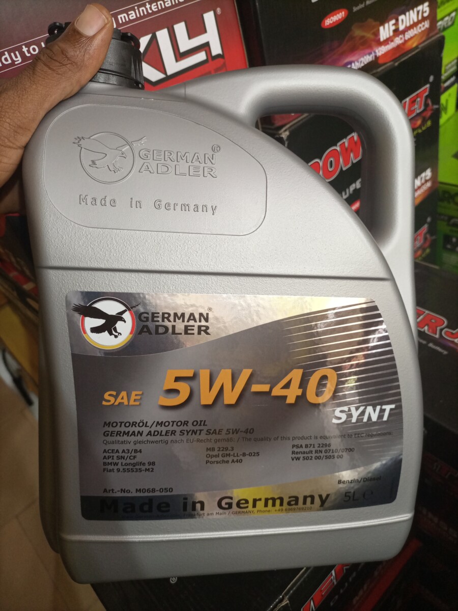 5W40 German Adler Synthetic Engine Oil